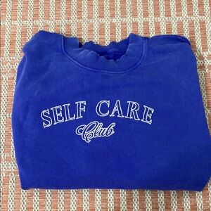 Aerie Blue Crew Neck Sweater